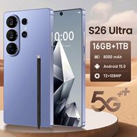 Smartphone Original S26 Ultra 5G 22 Go + 2 To Écran HD 7,3 Pouces Android 14 Double SIM Débloqué Téléphone Portable de Haute Qualité