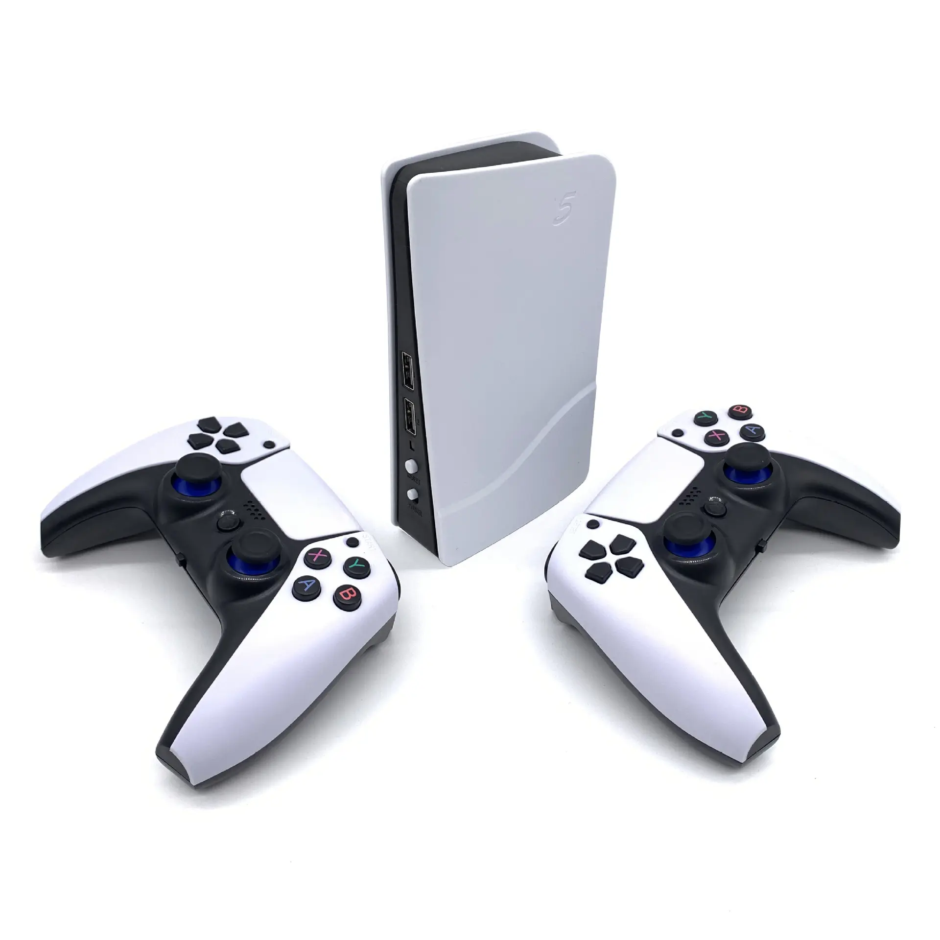 Scatola gioco nuovo arrivo 5 Retro Console per videogiochi collegare TV 2.4G controller wireless gamepad per PSP/PS1/N64/NAOMI/ARcade