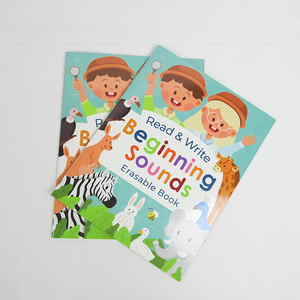Libro Educativo Profesional para Niños, Libro de Aprendizaje Preescolar de Escritura con Tinta Borrable - Product Image 2