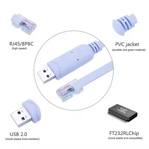 Hotsale <span class=keywords><strong>Usb</strong></span> a <span class=keywords><strong>RJ45</strong></span> Ftdi Ft232rl <span class=keywords><strong>Cable</strong></span> de consola <span class=keywords><strong>Rj45</strong></span> <span class=keywords><strong>Cable</strong></span> DE DATOS Convertidor Tipo-C Cables DE CONTROL DE INTERRUPTOR - Product Image 4