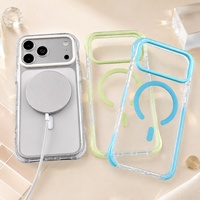Coques de téléphone transparentes en vrac, PC minimaliste, protection renforcée des coins pour iPhone