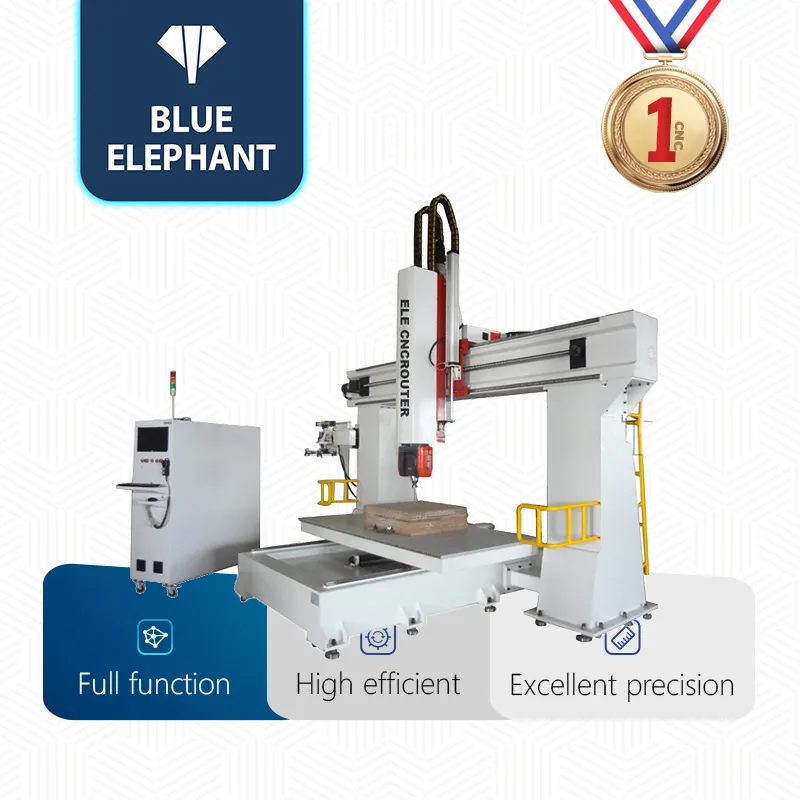 Routeur CNC 5 axes de haute qualité, Machine à bois CNC 5 axes, fraiseuse cnc