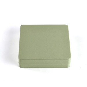 FANXI Green Pu Leather Microfiber Pendant Ring <b>Earrings</b> Jewelry <b>Box</b> Inlay Jewelry Packaging <b>Gift</b> Paper <b>Box</b> - Product Image 6