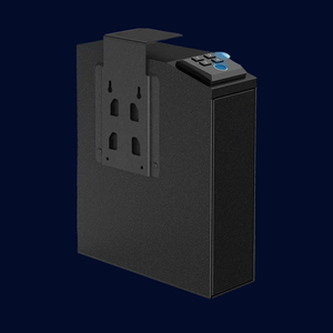 सुविधा स्टोर के लिए उच्च गुणवत्ता वाली बंदूक सुरक्षित बॉक्स-बैंक होम डेस्क घुड़सवार बंदूक सुरक्षित बॉक्स स्टील सुरक्षा सुरक्षित फिंगर प्रिंट - Product Image 4