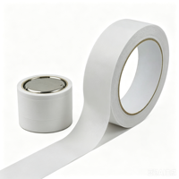 Ruban adhésif en coton ignifuge anti-âge à base d'acrylique, activé à l'eau, thermofusible, pour avertissements industriels, large plage de températures