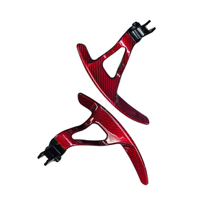 Para GTR R35 paletas <span class=keywords><strong>de</strong></span> cambio <span class=keywords><strong>de</strong></span> fibra <span class=keywords><strong>de</strong></span> carbono seco embellecedor Interior para 2008-2016 NISSAN extensión volante Pick - Product Image 5