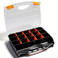 Boîte de rangement en plastique PP transparent sur mesure pour vis, écrous et pièces détachées