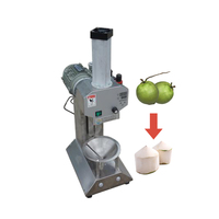 Automatische kokosnootschilmachine/kokosnootsnijmachine/kokosnoottrimmachine
