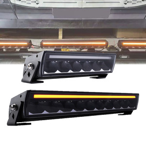 Barra de Luz LED Ámbar DRL de 13 Pulgadas BRTLED para Todoterreno 4x4 UTV 60W de Montaje en Techo para Camiones Polaris RZR - Product Image 1