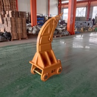 Ripper à simple tige, accessoire d'excavatrice durable pour les opérations de brisage de roches et d'exploitation minière au sol