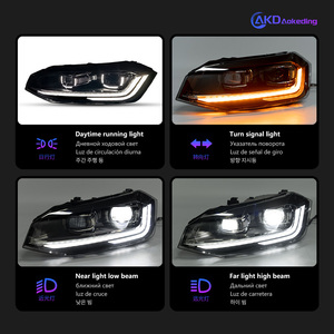 AKD estilo de coche de Polo <span class=keywords><strong>Virtus</strong></span> 2019-2022 nuevo Polo faro reemplazo de estilo DRL luces diurnas faro proyector Facelift - Product Image 3