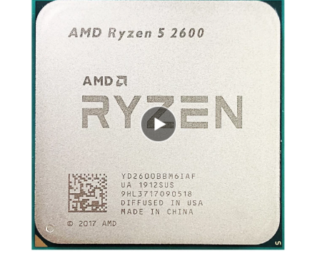Ryzen 5 2600 R5 2600 3.4 GHz Six-Core Twelve-Core 65W CPU Processor YD2600BBM6IAF Socket AM4