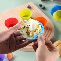 Moule de cuisson en silicone de qualité alimentaire - Résistant à la chaleur pour gâteaux, puddings, muffins - 1 pièce - Lavage à la main uniquement - Créatif pour la maison