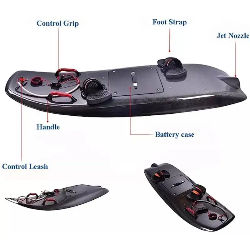 HOTDEAL 2MPH 52KMH Vitesse 10000 Watt Jet Ski Moteur électrique Planche de surf motorisée Sports nautiques