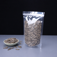 Sachet d'emballage transparent en plastique refermable pour graines de melon et bœuf séché, qualité alimentaire