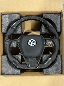 Volante de Fibra de Carbono Personalizado para <span class=keywords><strong>Toyota</strong></span> Reiz RAV4 Camry Crown <span class=keywords><strong>GT86</strong></span> - Product Image 6