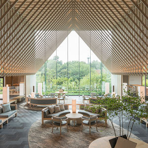 Ensemble de meubles d'intérieur d'hôtel artistique moderne, luxe 5 étoiles, chambre à coucher, salon, design architectural sur mesure pour complexe urbain - Product Image 2