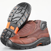 Chaussures de sécurité pour soudeur et soudeur à bout en acier pour hommes