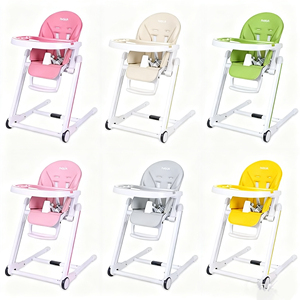 Chaise haute moderne <span class=keywords><strong>pour</strong></span> bébé avec roulettes, siège <span class=keywords><strong>rehausseur</strong></span> de sécurité en plastique <span class=keywords><strong>pour</strong></span> l'alimentation des bébés, mobilier <span class=keywords><strong>pour</strong></span> enfants 	 baby Neue - Product Image 5