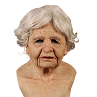 Masque Intégral Réaliste en Latex pour Halloween, Vieux Homme Horrifique Humain Drôle Épouvantable ou Jeune Homme Beau pour Femme