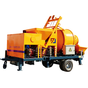 Trung Quốc Nhà máy cung cấp máy trộn xi măng Máy bùn vữa Trailer gắn TRỘN BÊ TÔNG bơm máy kéo - Product Image 1