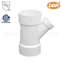 Vente chaude té sanitaire ASTM D 2665 Standard matériaux de plomberie PVC DWV raccord de tuyau matériaux de construction