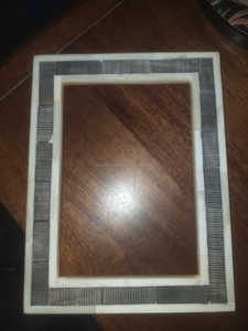 Cadre photo en os dernière conception cadre de photos en nacre de forme carrée pour décoration murale de salon et de chambre à coucher d'Inde - Product Image 3