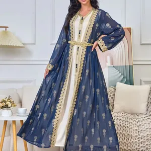 थोक सुंदर हुड वाली अमीराती कढ़ाई फैशन इस्लामिक मोरक्को शैली मैनक्सुन अबाया डिजाइन और लड़कियों के लिए हिजाब गठरी