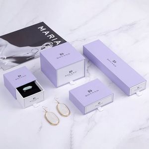 Cajas de Regalo de Joyería de Cartón de Alta Gama para Pendientes y Anillos, Empaque de Joyería Personalizada de Lujo - Product Image 3