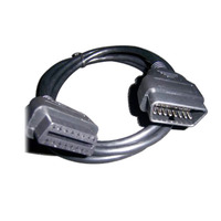 Cable de Extensión OBD II de 16 Pines, Macho a Hembra, 30 cm de Largo, Lector de Códigos con 1 Año de Garantía
