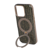 Coque de téléphone en fibre de carbone résistante aux tremblements de terre pour iPhone 16 17 Pro Max, protection intégrale