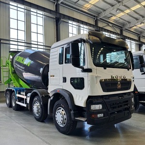 Potente Camión Mezclador de <span class=keywords><strong>Concreto</strong></span> Sinotruk Howo TX 8x4 de 12 Ruedas para Proyectos Industriales - Product Image 2