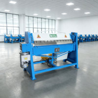 Machine à plier la tôle manuelle WinYing, plieuse pour acier inoxydable/aluminium/acier au carbone, engrenage central facile à utiliser, 0-1,2 mm
