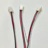 Rakitan kabel kustom profesional, dengan rangkaian kabel 2.54mm 2/3/4/5/6 Pin konektor wanita untuk aplikasi elektronik