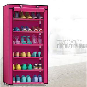 Customized Multi Layer Shoe Rack Floor Standing Stackable Shoe Rack Cabinet Multifunctional Adjustable Shoe Storage Rack - Product Image 2