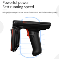 Lecteur/écrivain RFID UHF portable robuste sans contact ELFDAY, scanner de codes-barres Android portable, écran LCD, IP65