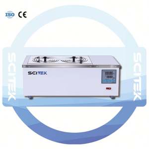 SCITEK 1 rangée 2 trous bain d'eau 4.3L acier inoxydable certifié CE bain d'eau - Product Image 1