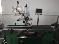 Etiqueteuse automatique électrique SANXIN économique, vitesse d'étiquetage réglable, facile à utiliser, machine à étiqueter les bouteilles d'eau/de jus en PET