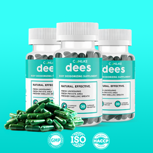 Cápsulas de clorofila mágica corporal de etiqueta privada OEM de alta calidad con hoja de perejil orgánico, en stock - Product Image 5