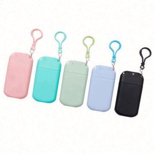 Mairun 20ml Pink PP Plastic Pocket Card <b>Mist</b> Spray <b>Bottle</b> Pump Sprayer Sealer Hook Screen Printed Hand Sanitizing Spray USA - Product Image 6