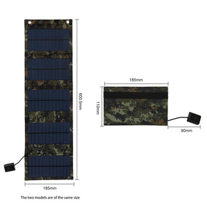 60W Portable Foldable Monocrystalline Silicon <b>Solar</b> <b>Panel</b> USB 5V Charger 20% Efficiency <b>Mini</b> Outdoor Charging for Portable - Product Image 5