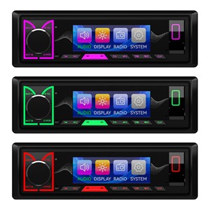 Radio para Auto <span class=keywords><strong>MP3</strong></span> 1DIN con Pantalla TFT, Bluetooth, Manos Libres, Control por Aplicación, Control Remoto SWC, RDS, FM, AM, USB, AUX - Product Image 1