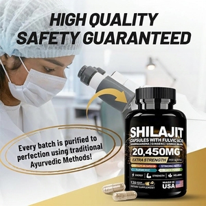 Cápsulas de Shilajit del Himalaya 8 en 1 de Marca Privada al por Mayor, 20450 mg de Ácido Fúlvico, <span class=keywords><strong>Ashwagandha</strong></span>, Ginseng, Energía, Apoyo Inmunológico <span class=keywords><strong>para</strong></span> Adultos - Product Image 6