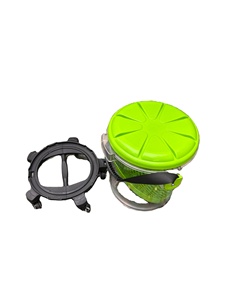 Portable <strong>Plastic</strong> Car Washing Water Storage Bucket With Dolly And Sand Filter Net For Car Cleaning - Product Image 4