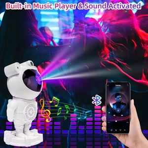 Kids Bedroom Decor for Bluetooth Speaker for Astronaut Star Projector Galaxy Nebula Laser Atmosphere Lamp ABS Material Gift - Product Image 2