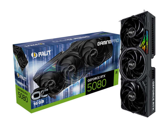 New RTX 5080 GamingPro 16GB 256 Bit GDDR7 30Gbps PCI-E5.0 ARGB Fan DP Gaming Graphics Card for PC Desktop