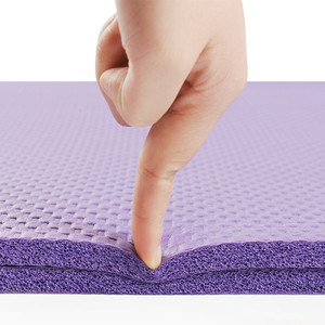 YINGUAN Super Wide NBR Foam Double Sided Non Slip <b>Large</b> Area Body Building Stretching Exercise Yoga <b>Mat</b> 10MM Thick Eco-Friendly - Product Image 1