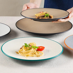 Commercial <b>Melamine</b> <b>Plates</b> Round Solid Color For Hotel Party Western Japanese Style Dishes - Product Image 3