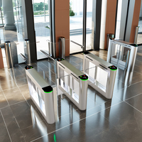 Tourniquet d'accès à moteur simple ou double CE Direct Supply, barrière pivotante infrarouge anti-pincement pour contrôle d'accès