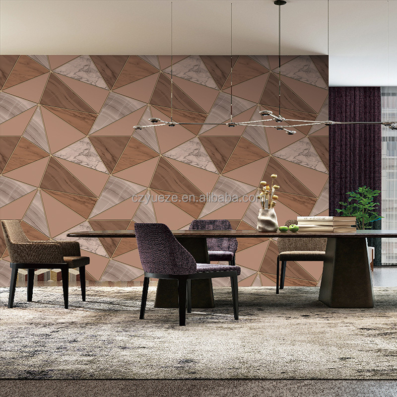 Waterproof Washable Suede Wallpaper Interior Wallpapers Wall Coating Geometric Modern 3d Foam Bedroom Wall Paper Home Decoration